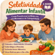 Capa do e-book Seletividade Alimentar Infantil